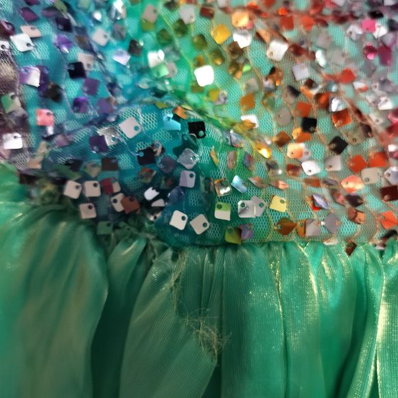 Weissman Let It Shine 6782 Sz IC S/M Bodice Skirt Competition Theater Choker - Picture 4 of 15